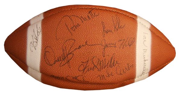 Baltimore Colts 1968 Signed Football -- With Johnny Unitas & John Mackey -- JSA COA