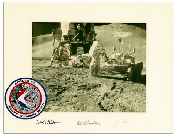 Apollo 15 Crew Signed Photo