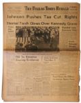 JFK Assassination Newspaper -- Dallas Times Herald -- 26 November 1963