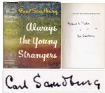 Carl Sandburg Signs His Autobiography Always The Young Strangers