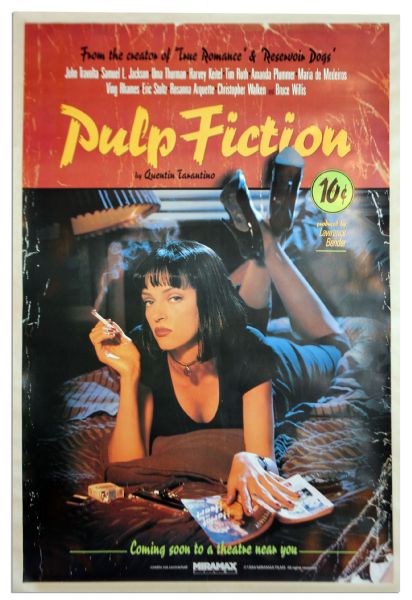 Large ''Pulp Fiction'' Poster -- 26.75'' x 40.5''
