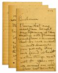 Thomas Edison Autograph Letter Signed -- ...this is most important job you can do...
