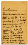Thomas Edison Autograph Note Signed Regarding Operations at His Chemical Plant