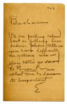 Thomas Edison Autograph Letter Signed -- ...You better go down to Personel & see what can be done...