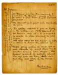 Thomas Edison Autograph Note Signed Defending Operations at His Factory