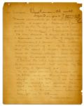 Thomas Edison Autograph Note Signed -- ...have no faith in Devine...