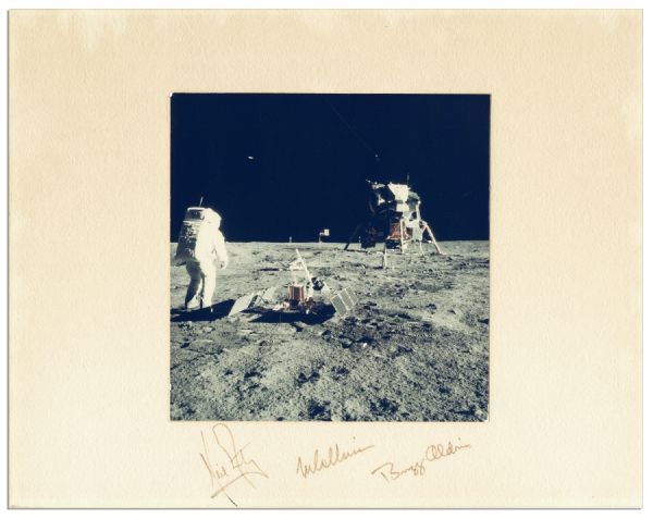 Apollo 11 Crew Signed Photo