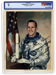 Rare Astronaut Edward White Signed 8 x 10 Photo -- With PSA/DNA COA -- Strong, Bold Signature