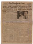The New York Times From 6 April 1945 -- MacArthur & Nimitz Appointed Supreme Commanders in Pacific