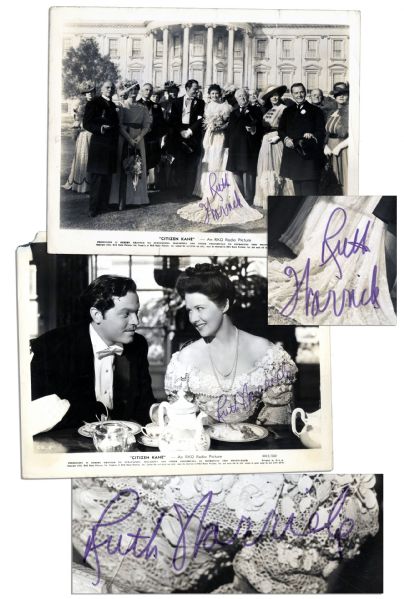 Citizen Kane Memorabilia and Ruth Warrick Citizen Kane Signed 10 x 8 Photos
