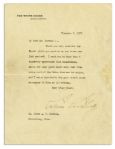 Calvin Coolidge 1923 Typed Letter Signed -- Just Three Months After Becoming President