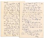 General Dwight Eisenhower WWII Autograph Letter Signed -- ...I always feel a bit guilty...when I eat anything special...these people, even including babies...have been so long without many...