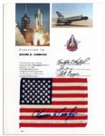 Space-Flown United States Flag -- Orbited Earth on Columbias First Ever Flight