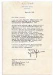 Lyndon B. Johnson Typed Letter Signed as President on White House Stationery