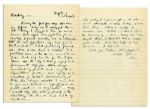 Dwight Eisenhower 1942 Autograph Letter Signed -- ...Last night...I found awaiting me a notification that Id been appointed a reg. Maj-Gen. by the President. That practically floored me...