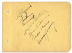 Detroit Red Wings Autographs From the 1930-1940 Teams -- Key Players From Stanley Cup Winning Seasons