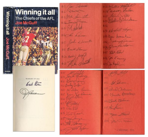 42 Members of the 1970 Kansas City Chiefs Sign ''Winning It All'' -- Including MVP Len Dawson