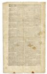 From 2-4 July 1863, the Highly Collectible Vicksburg Daily Citizen Newspaper Printed on Wallpaper -- the Last Edition of the Confederate Paper Before Union Forces Took the City & Printing Press