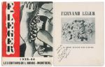 French Artist Fernand Leger Signed First Edition of His Catalog, La Forme Humaine Dans LEspace
