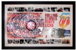 Rolling Stones RIAA Multi-Platinum Award For 40 Year Anniversary Compilation Album Forty Licks 