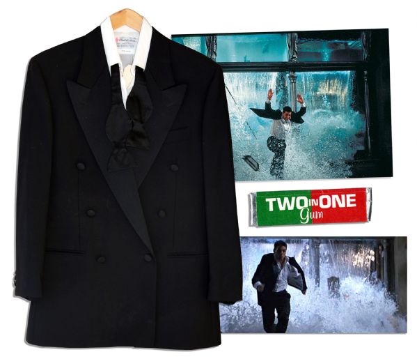 Tom Cruise Screen-Worn Wardrobe From Mission Impossible -- From The Cafe Scene -- With a Prop Stick of ''Two in One'' Exploding Gum