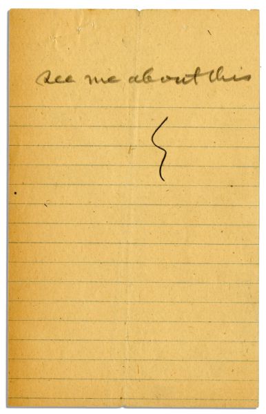 Thomas Edison Autograph Letter Signed -- ''...this is most important job you can do...''