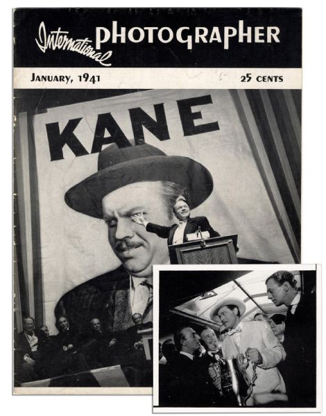 1941 ''International Photographer'' Magazine Featuring ''Citizen Kane'' -- Insider Look at Making the Groundbreaking Movie