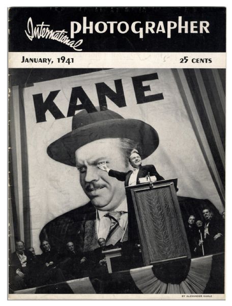 1941 ''International Photographer'' Magazine Featuring ''Citizen Kane'' -- Insider Look at Making the Groundbreaking Movie