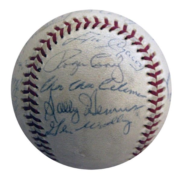 1962 New York Mets Team Signed Ball -- With Hall of Famers Casey Stengel & Red Ruffing -- With PSA/DNA COA