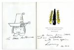 ''Madeline and the Bad Hat'' Limited First Edition Signed by Ludwig Bemelmans -- With Original Large Sketch by Bemelmans of a Child in the ''Bad Hat''
