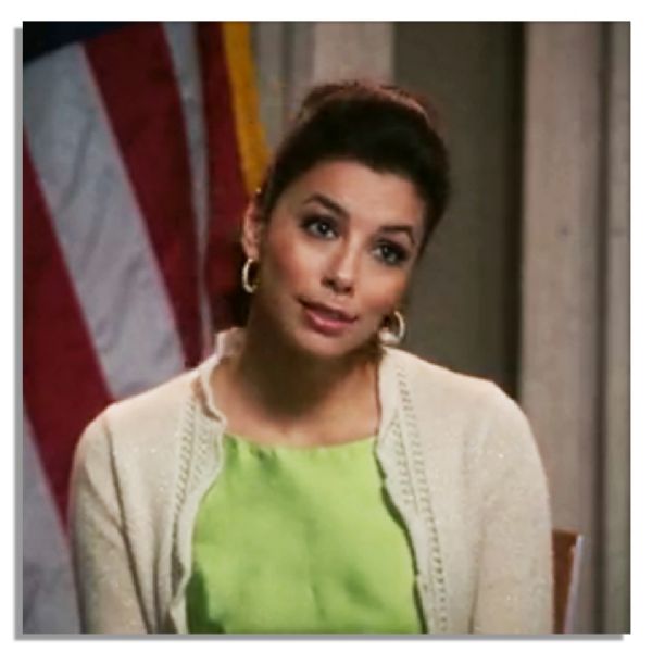 Screen-Worn Dress & Sweater From The Last Season of TV Hit ''Desperate Housewives'' -- Worn by Eva Longoria as Gabrielle Solis