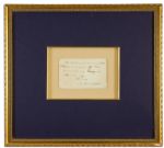 John Adams Invitation to President's House -- Rare