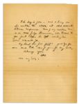 Dwight Eisenhower WWII 1945 Letter -- ''...Things are moving rapidly...There are many people to see...Thank God for people like Bradley, Spaatz, Hodges, Patton, Beedle, and Simpson!...''