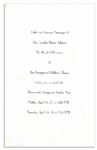 Lyndon B. Johnson Presidential Ephemera Lot -- Includes 1964 Program Signed by Artist William de Kooning -- Also With Candid Photos of LBJ & His Blank Personal Stationery