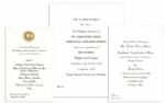 Lyndon B. Johnson Presidential Ephemera Lot -- Includes 1964 Program Signed by Artist William de Kooning -- Also With Candid Photos of LBJ & His Blank Personal Stationery