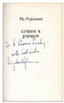 Lyndon B. Johnson Signed ''The Professional''
