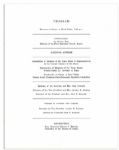 JFK ''Texas Welcome'' Dinner Program From 22 November 1963