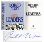 Richard Nixon Signed First Edition of Leaders -- Profiles of Men Who Have Shaped the Modern World