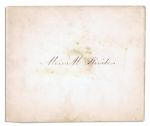Theodore Roosevelt 1902 White House Invitation 