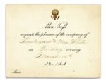 Taft Presidential Invitation to a Musical Performance at the White House -- 1912 