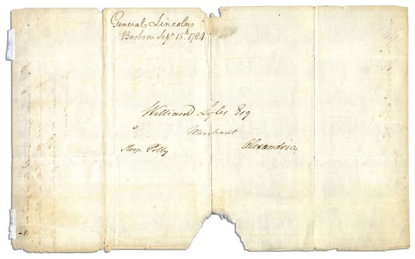 Revolutionary War General and First Secretary of War, Benjamin Lincoln Autograph Letter Signed -- Rare