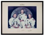 Apollo 11 Signed 13.75 x 10.75 Crew Photo