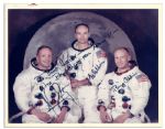 Apollo 11 Crew Signed 10 x 8 Photo -- With PSA/DNA COA