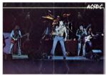 1977 AC/DC Tour Program Signed With 18 Signatures by the Band -- Including Several Signatures by Bon Scott Who Died in 1980 -- With Roger Epperson COA