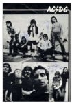 1977 AC/DC Tour Program Signed With 18 Signatures by the Band -- Including Several Signatures by Bon Scott Who Died in 1980 -- With Roger Epperson COA