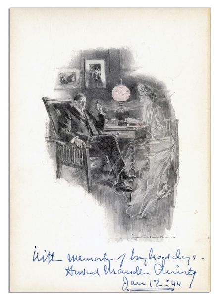 Howard Chandler Christy Signed Book ''An Old Sweetheart of Mine'' -- Featuring 20 of His Illustrations