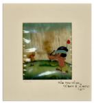 Walt Disney Signed ''Little Hiawatha'' Animation Cel -- With Phil Sears COA