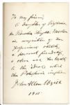 John Allan Wyeth ''With Sabre And Scalpel'' First Edition Signed to a Fellow Physician -- ''To...Dr. Rosalie Slaughter-Morton...[for]...her loyalty to the ideals which the Polyclinic implies...''