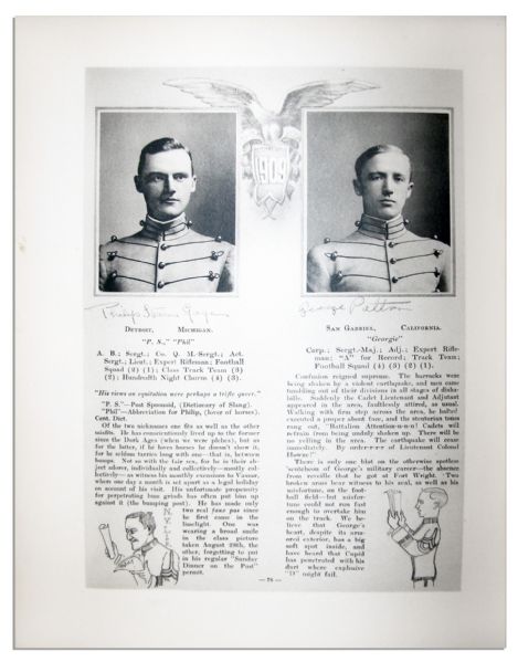 General Patton's 1909 West Point Yearbook