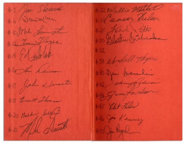 42 Members of the 1970 Kansas City Chiefs Sign ''Winning It All'' -- Including MVP Len Dawson